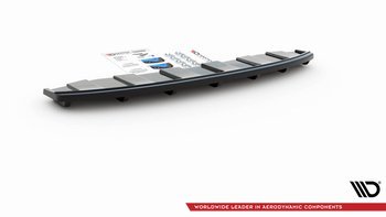 Arriere Splitter AUDI A6 C7 S-LINE AVANT ÉCHAPPEMENT 2x1 (avec barres verticales)