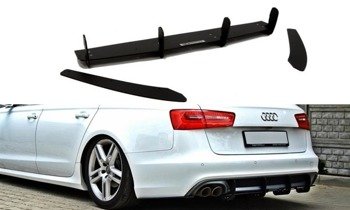 Diffuseur Arriere & Lame Du Pare-Chocs Arriere Audi A6 S-Line C7 (d'échappement 1x2)