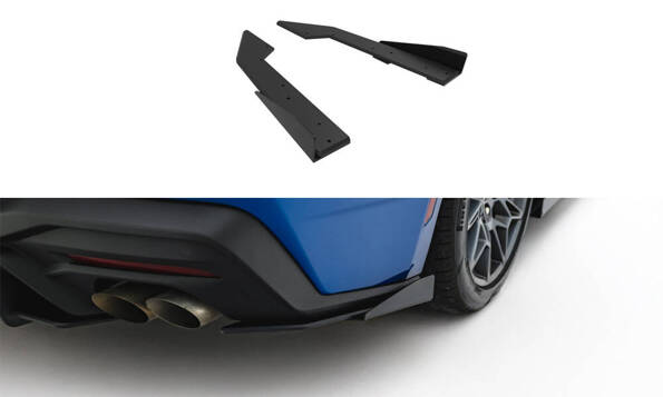 Street Pro Lame Du Pare Chocs Arriere + Flaps Ford Mustang GT Mk7