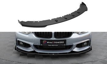 Street Pro Lame Du Pare-Chocs Avant  + Flaps BMW 4 Coupe / Gran Coupe / Cabrio M-Pack F32 / F36 / F33