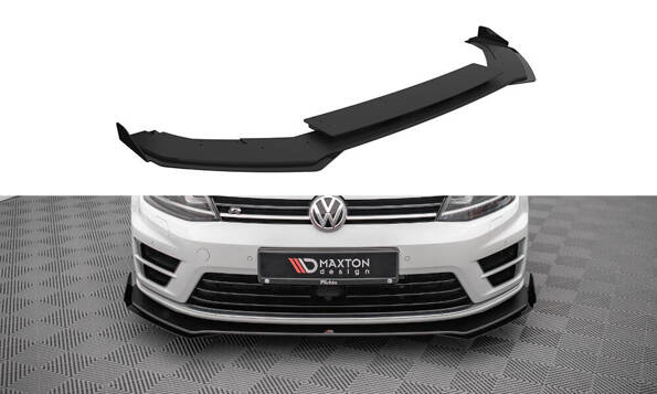 Street Pro Lame Du Pare-Chocs Avant V.1 + Flaps Volkswagen Golf R Mk7