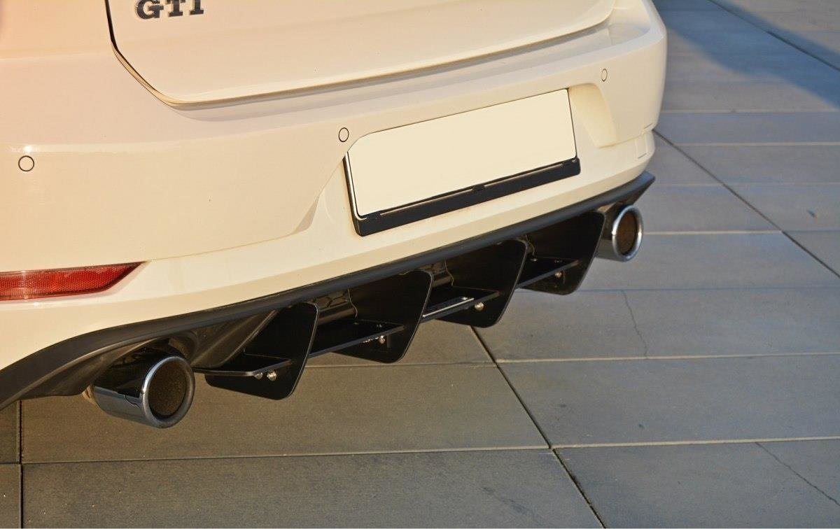 Racing fraiseur embout arrière diffuseur volets en ABS pour VW Golf 5 GTI  Editio