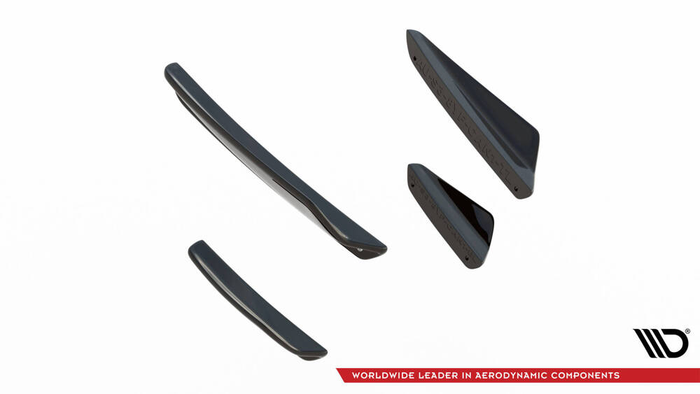 Ailes de pare-chocs avant (Canards) Audi A3 S-Line Sedan / S3 Sedan 8Y Facelift