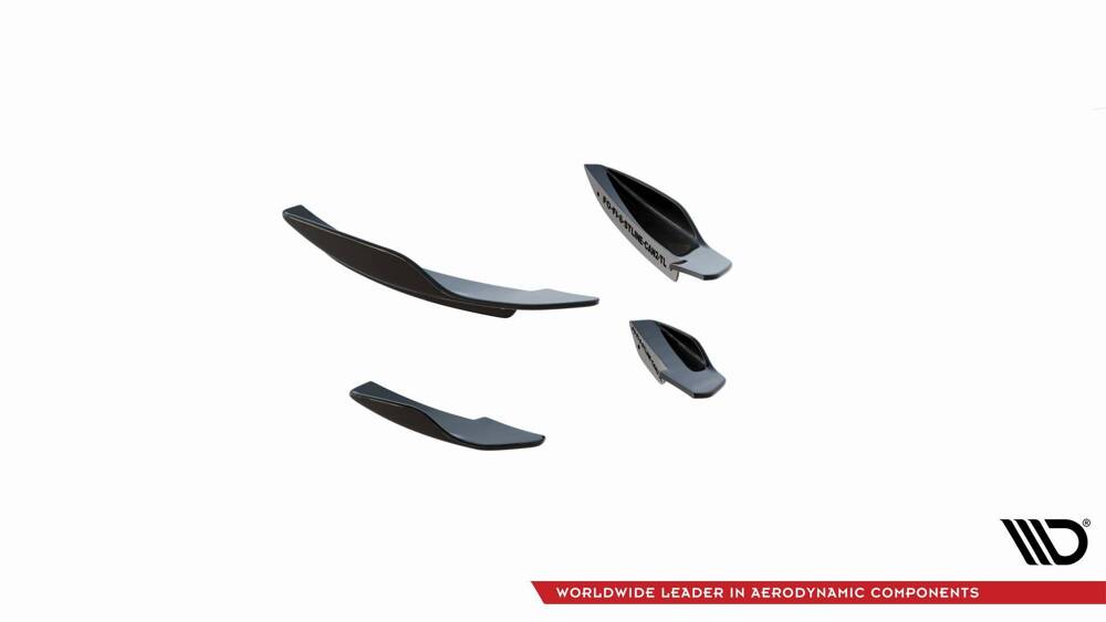 Ailes de pare-chocs avant (Canards) V.2 Ford Fiesta Mk8 ST / ST-Line 