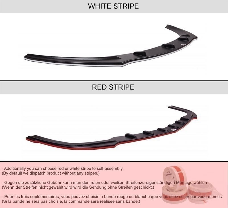 Arriere Splitter ALFA ROMEO 159 (AVEC UNE BARRE VERTICALE)