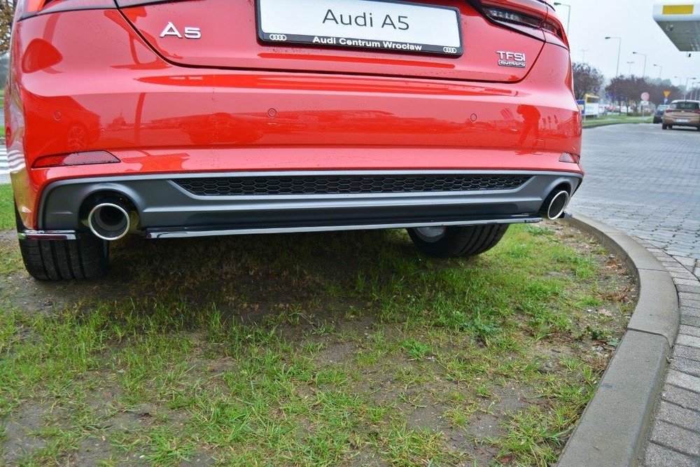 Arriere Splitter Audi A5 F5 S-Line (sans barres verticales)