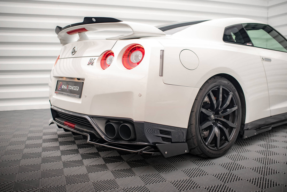 Arriere Splitter + Flaps Nissan GTR R35 Facelift