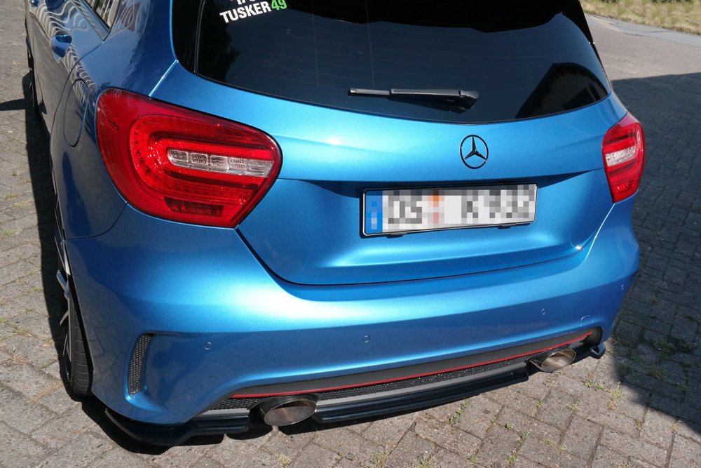 Arriere Splitter (SANS BARRES VERTICALES) MERCEDES-BENZ W176 AMG-LINE AVANT FACELIFT