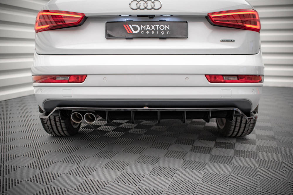 Arriere Splitter (avec une barre verticale) Audi Q3 Sport 8U Facelift