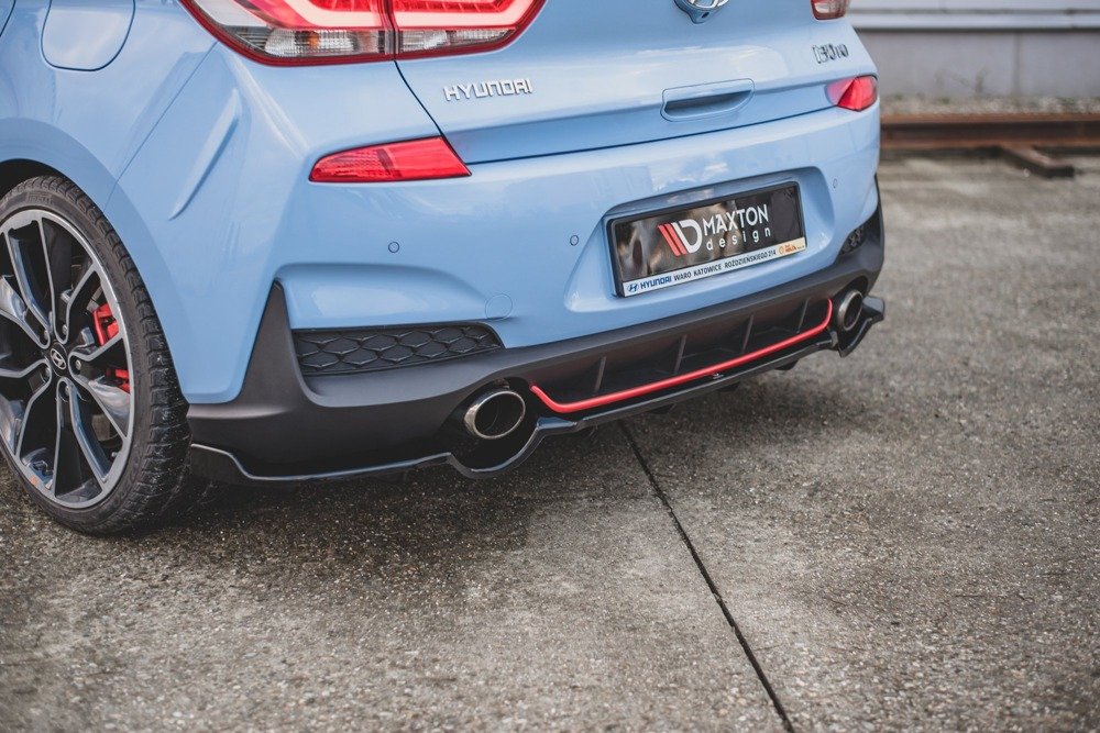 Arriere Splitter (avec une barre verticale) Hyundai I30 N Mk3 Hatchback