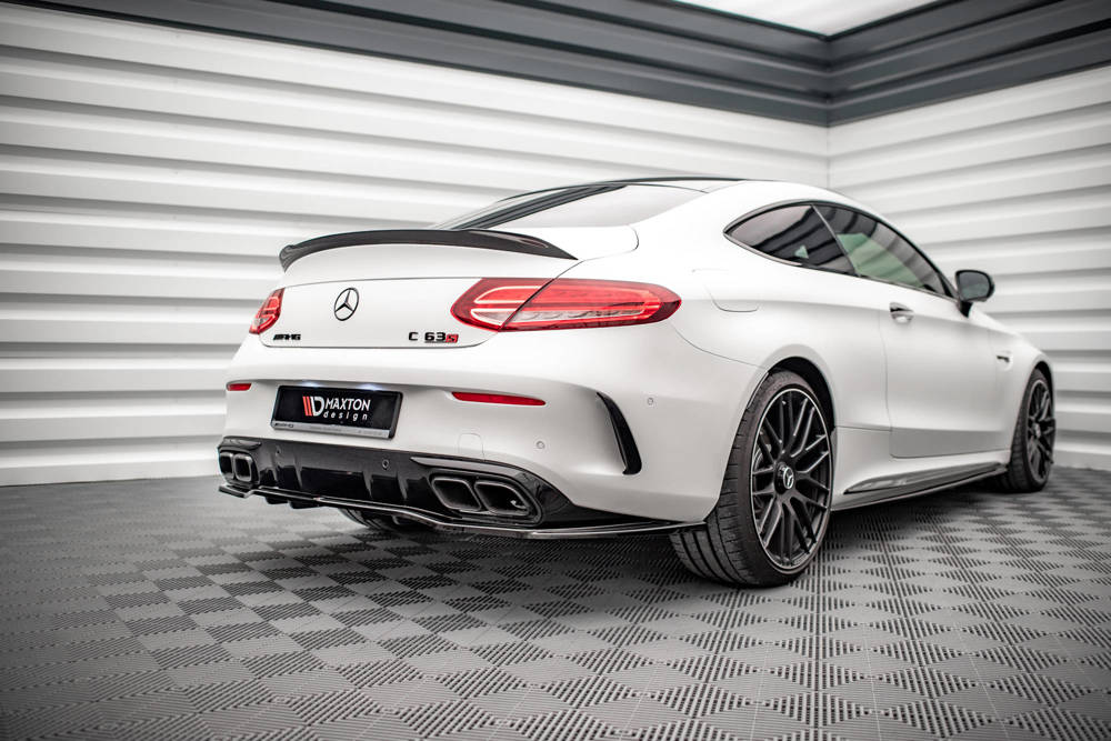 Arriere Splitter (avec une barre verticale) Mercedes-AMG C 63AMG Coupe AMG Aero Pack C205 Facelift