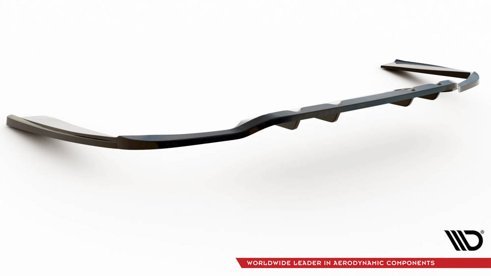 Arriere Splitter (avec une barre verticale) Mercedes-Benz C Coupe AMG-Line C205 Facelift