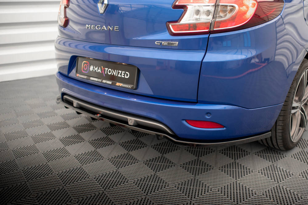 Arriere Splitter (avec une barre verticale) Renault Megane GT Line Grandtour Mk3 Facelift