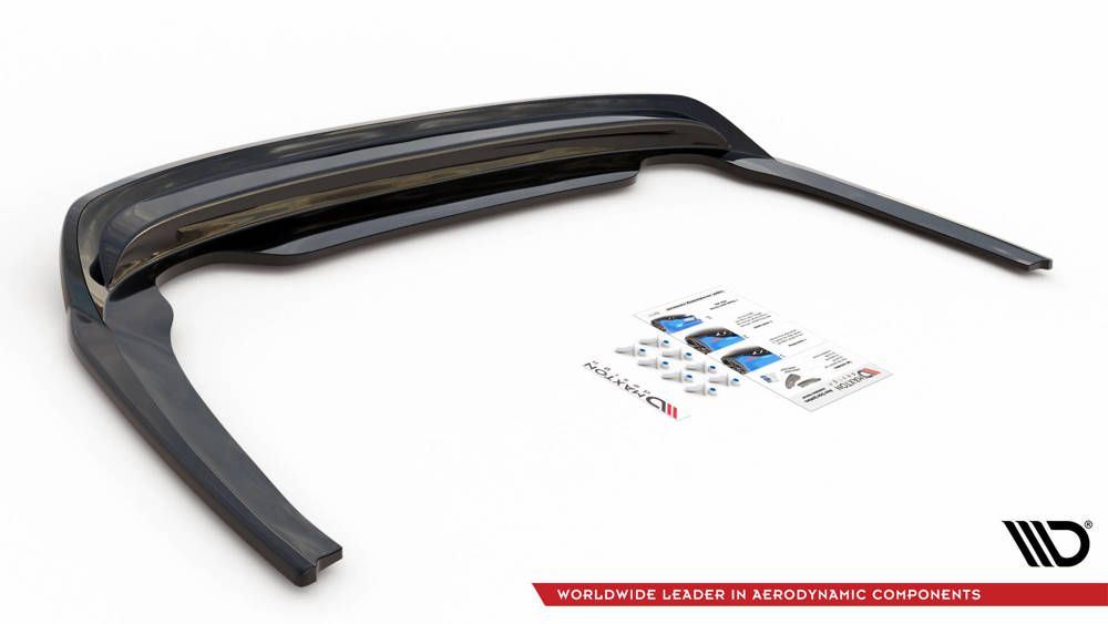 Arriere Splitter (avec une barre verticale) Skoda Octavia Mk4