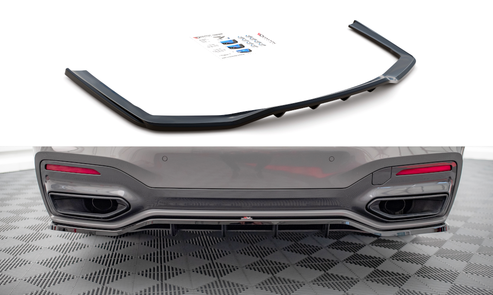 Arriere Splitter (avec une barre verticale) V.1 BMW 7 M-Pack G11 / G12 Facelift