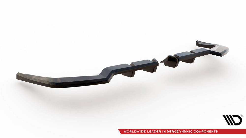 Arriere Splitter (avec une barre verticale) V.1 Honda Civic Type-R Mk 11