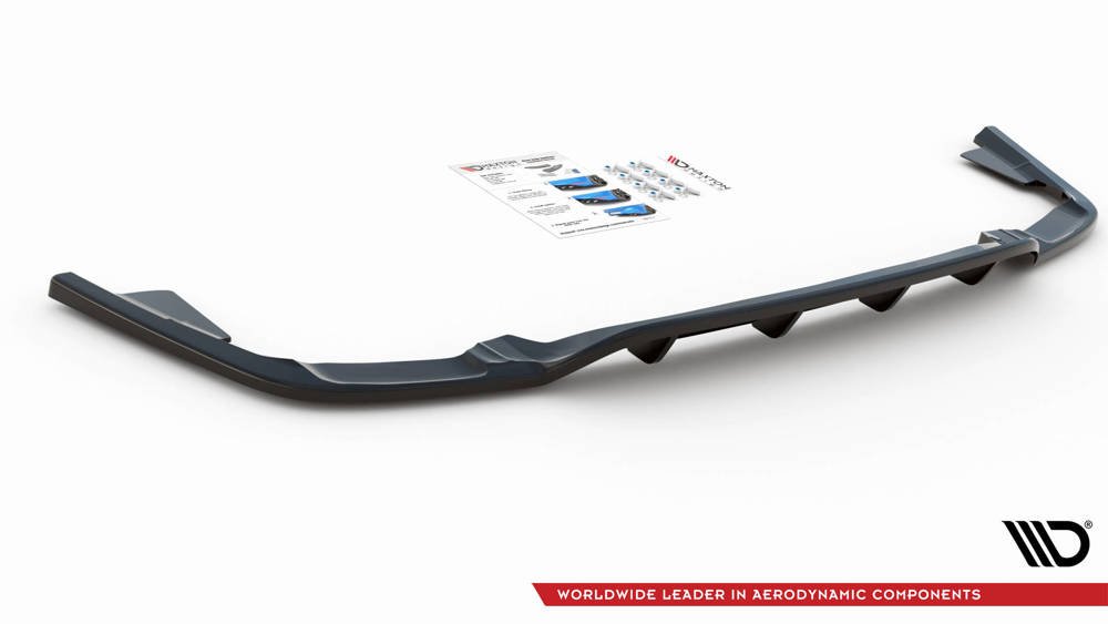 Arriere Splitter (avec une barre verticale) Volvo XC60 Mk2 R-Design