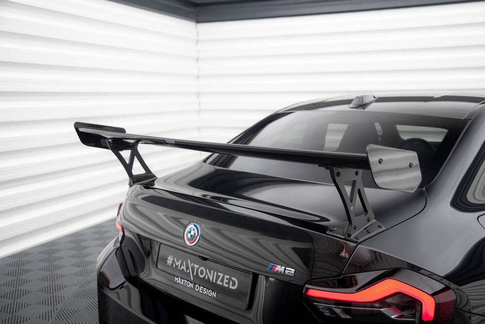 Carbon Fiber Spoiler With External Brackets Uprights BMW M2 G87 / M240i / 2 M-Pack / 2 Standard G42