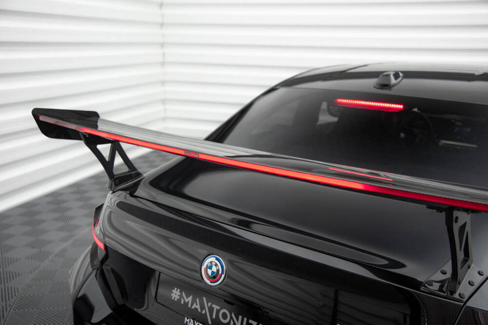 Carbon Fiber Spoiler With External Brackets Uprights +LED light BMW M2 G87 / M240i / 2 M-Pack / 2 Standard G42