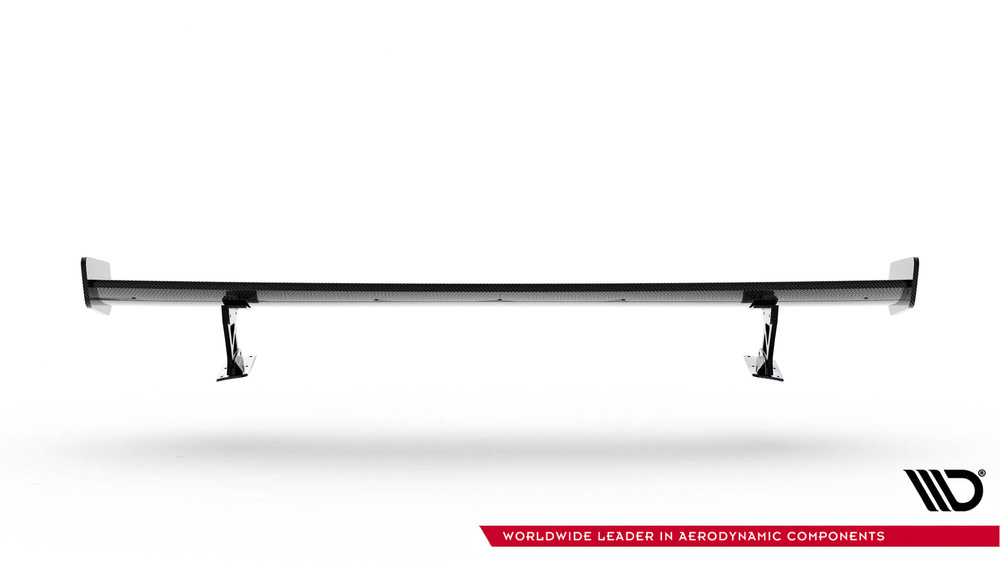 Carbon Spoiler With External Brackets Uprights Audi A3 / A3 S-Line / S3 / RS3 Sedan 8V / 8V Facelift