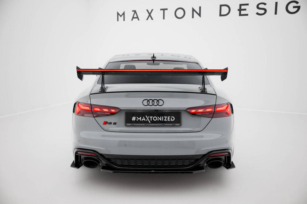 Carbon Spoiler With Upper Swan Mounting + LED Audi A5 / A5 S-Line / S5 / RS5 Coupe F5 / F5 Facelift