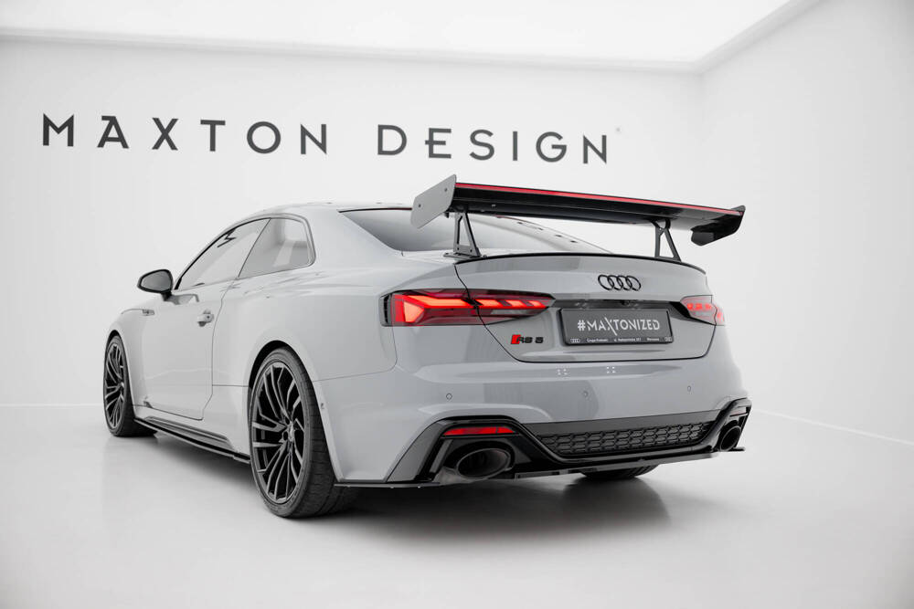 Carbon Spoiler With Upper Swan Mounting + LED Audi A5 / A5 S-Line / S5 / RS5 Coupe F5 / F5 Facelift