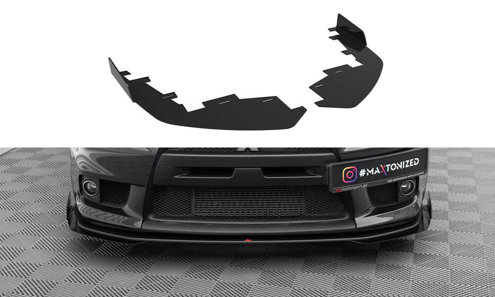 Front Flaps Mitsubishi Lancer EVO X