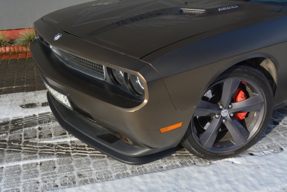 LAME DU PARE-CHOCS AVANT / SPLITTER DODGE CHALLENGER MK3. PHASE-I SRT8 COUPE