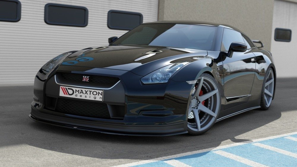 LAME DU PARE-CHOCS AVANT / SPLITTER V.2 NISSAN GT-R AVANT FACELIFT COUPE (R35-SERIES)