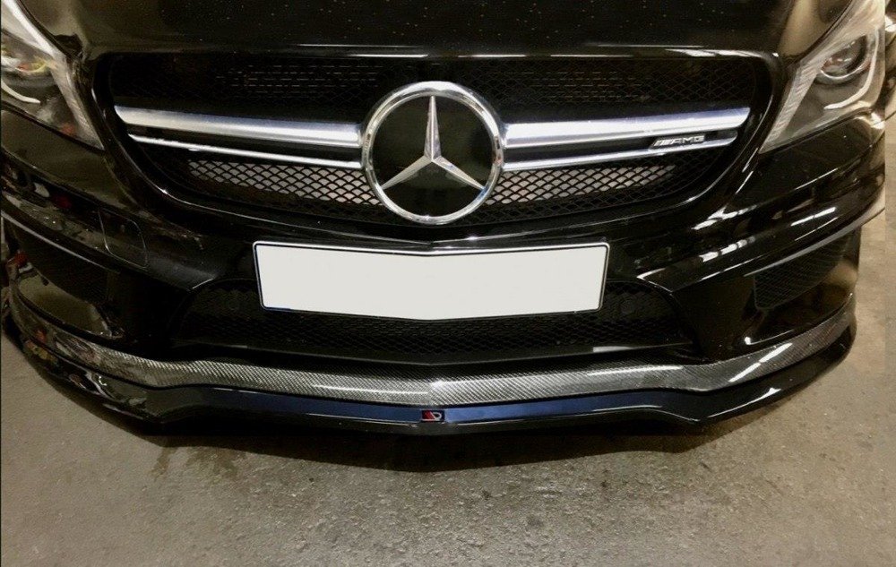 LAME DU PARE-CHOCS AVANT v.1 MERCEDES CLA 45 AMG C117 (AVANT FACELIFT)