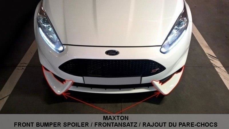 Lame Du Pare-Chocs Avant Ford Fiesta ST Mk7 FL (Avec Maxton Design Pare-Chocs)