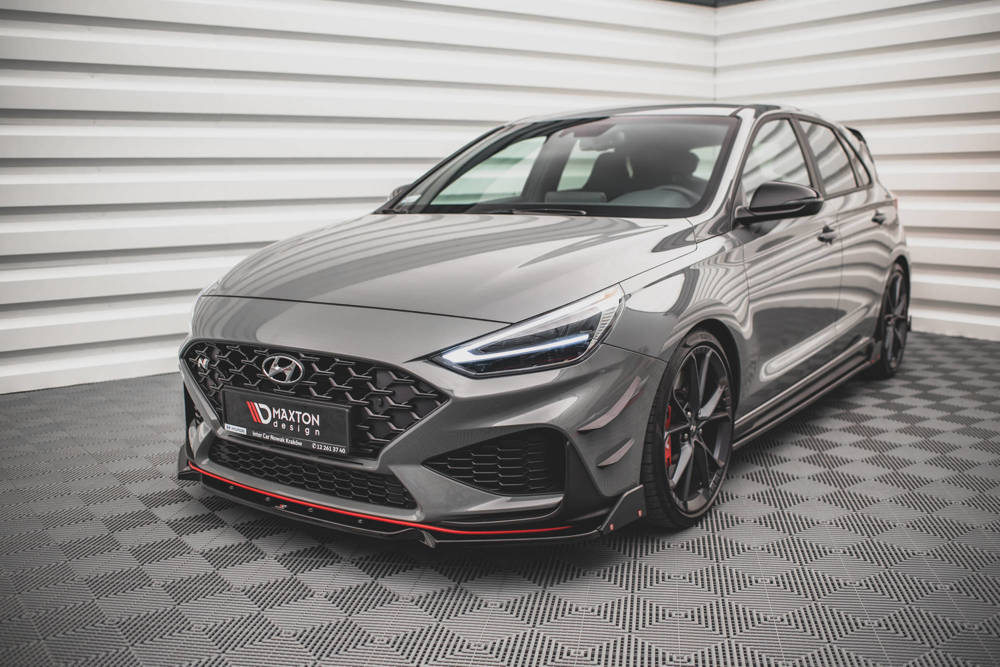 Lame Du Pare-Chocs Avant V.1 + Ailerons Hyundai I30 N / I30 N-Line Hatchback/Fastback Mk3 Facelift