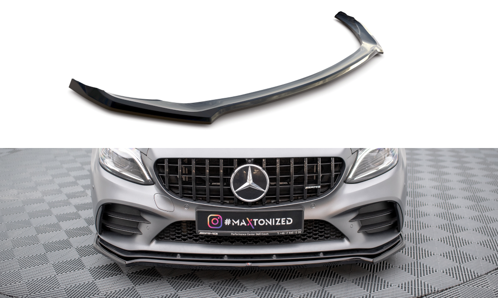 Lame Du Pare-Chocs Avant V.1 Mercedes-AMG C43 Coupe / Cabrio / Sedan / Estate C205 / A205 / W205 / S205 Facelift