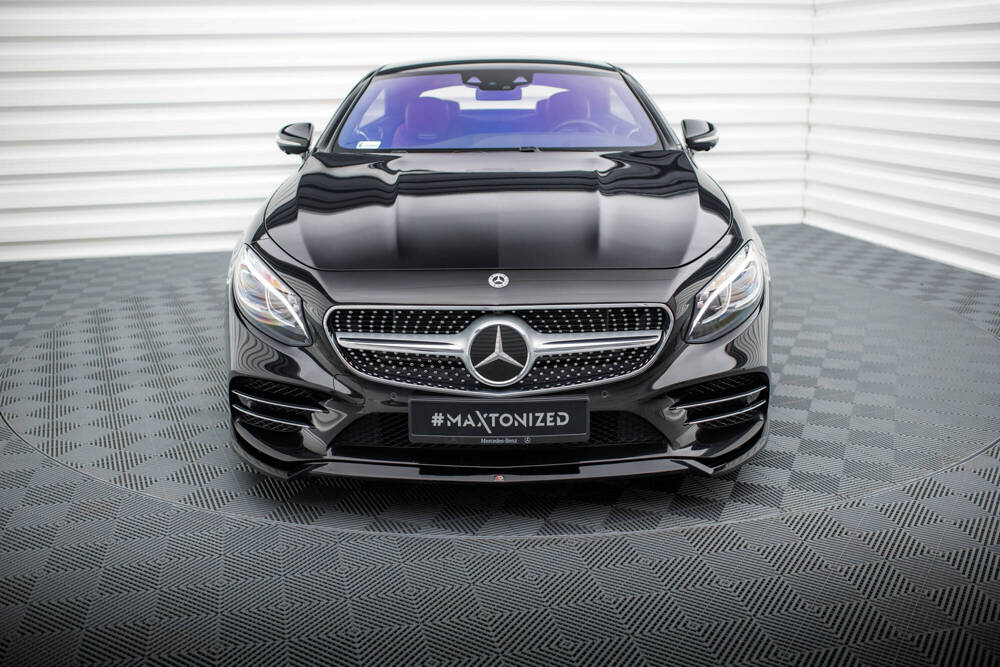 Lame Du Pare-Chocs Avant V.1 Mercedes-Benz S Coupe AMG-Line C217 Facelift