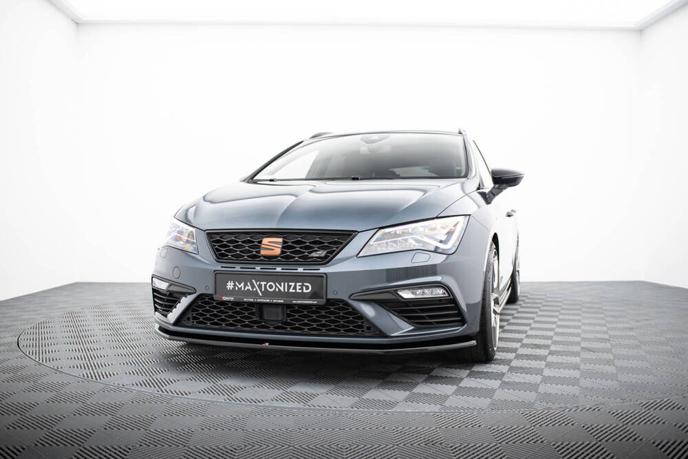 Lame Du Pare-Chocs Avant V.1 Seat Leon Cupra / FR Mk3 FL