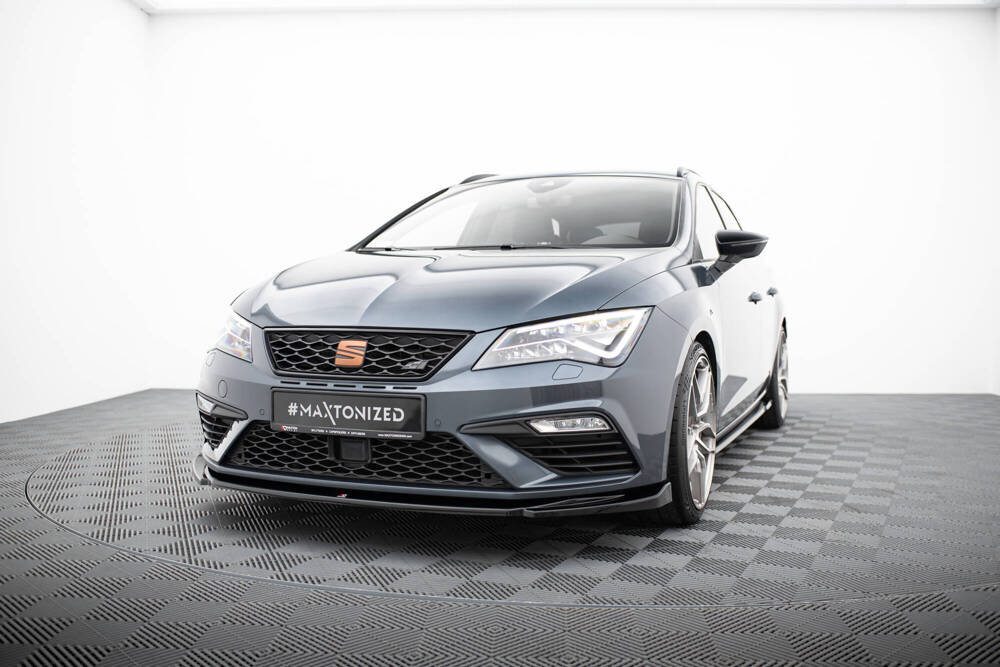 Lame Du Pare-Chocs Avant V.5 Seat Leon Cupra / FR Mk3 FL