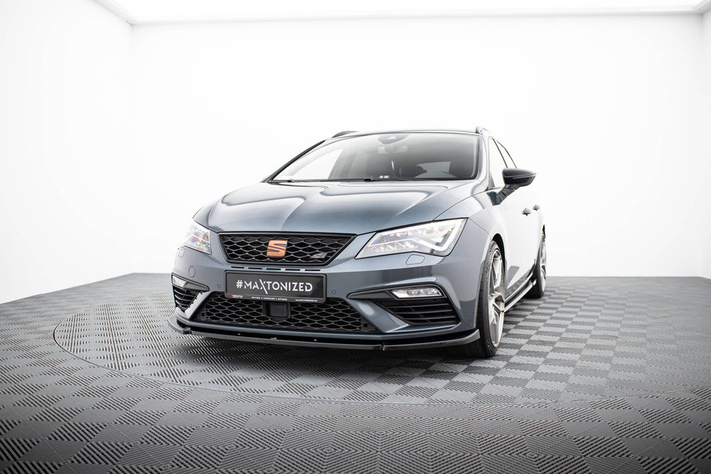 Lame Du Pare-Chocs Avant V.6 Seat Leon Cupra / FR Mk3 FL