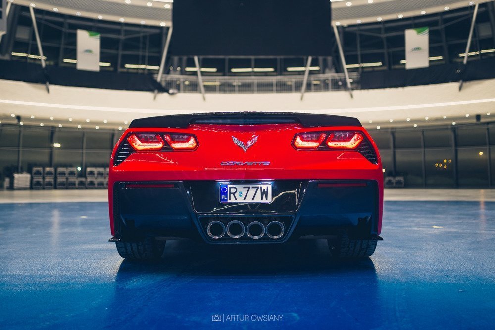 Lames De Pare-Chocs Arrière Latérales Chevrolet Corvette Stingray C7