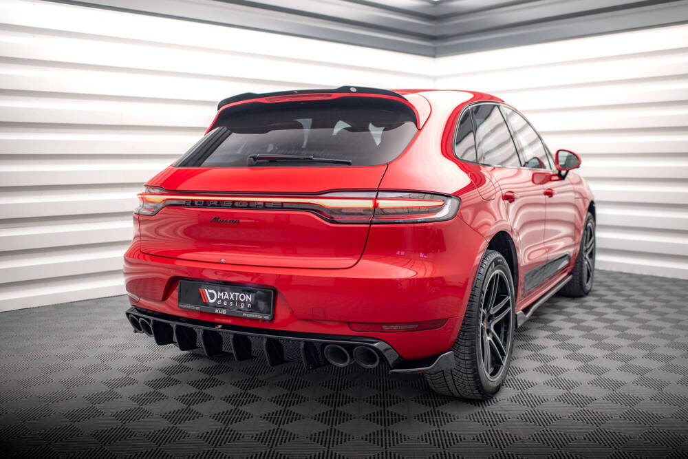 Lames De Pare-Chocs Arrière Latérales V.2 Porsche Macan GTS / Sport Design Mk1 Facelift