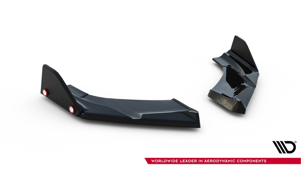 Lames De Pare-Chocs Arrière Latérales V.4 + Flaps Hyundai I30 N Hatchback Mk3 Facelift