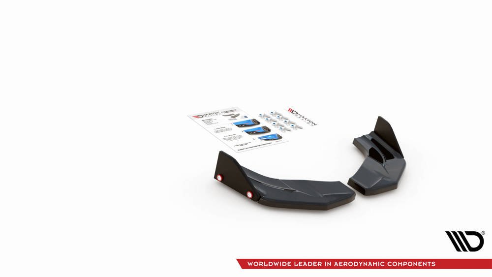 Lames De Pare-Chocs Arrière Latéraless V.7 + Ailerons Hyundai I30 N Mk3 Hatchback