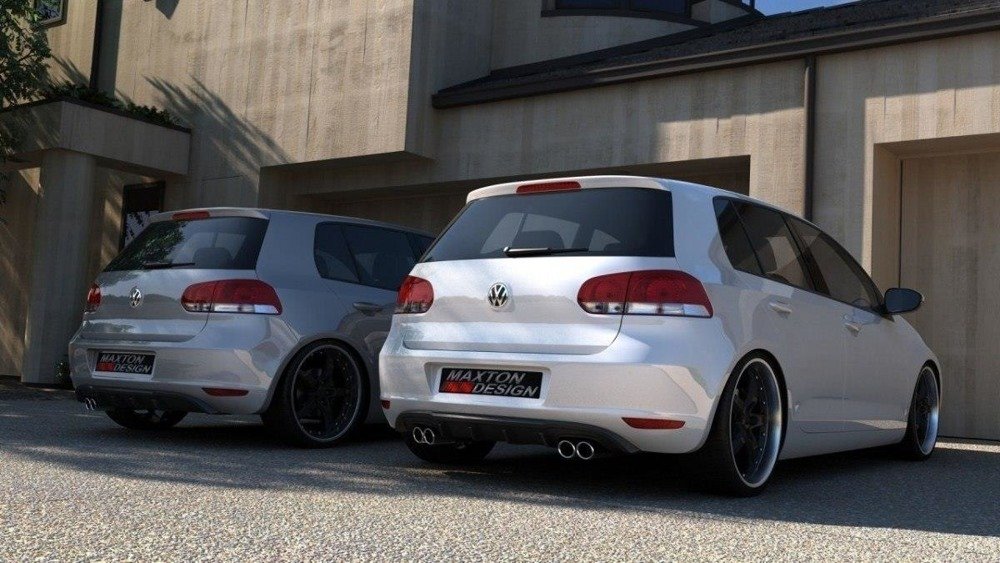 RAJOUT DU PARE-CHOCS ARRIÈRE VW GOLF VI AVEC 2 ECHAPPEMENT