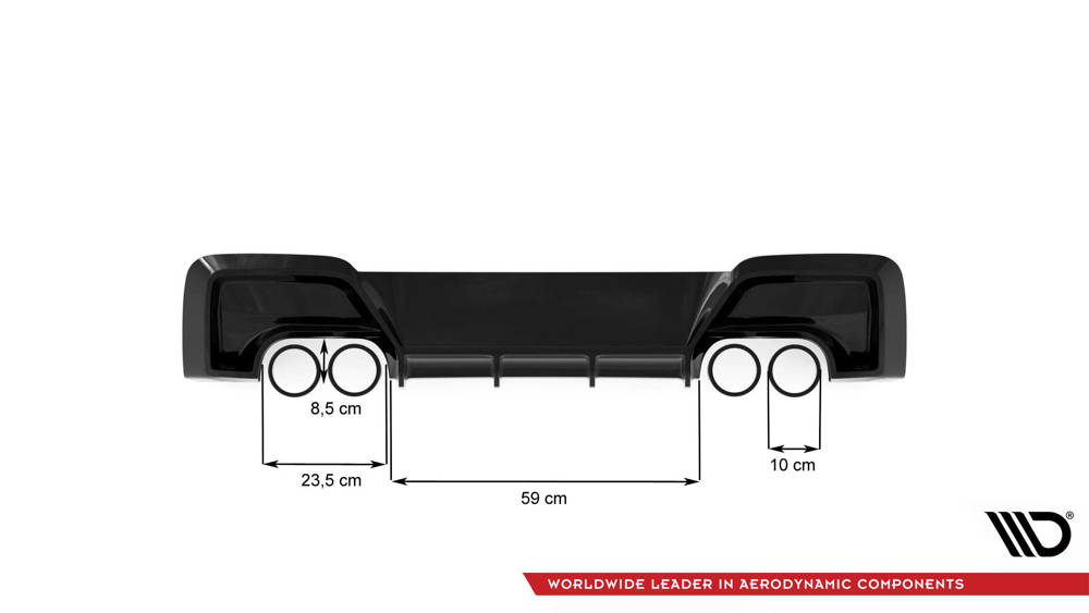 Rajout Du Pare-Chocs Arriere V.2 BMW M135i F20