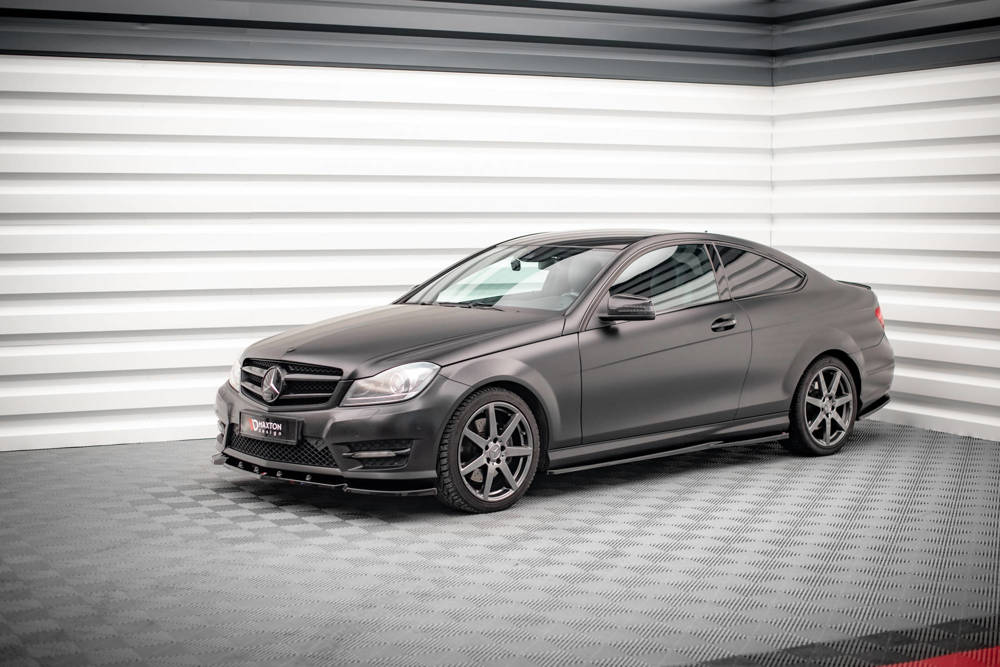 Rajouts Des Bas De Caisse Mercedes-Benz C Coupe / Sedan / Estate  AMG-Line C204 / W204 Facelift / S204 Facelift