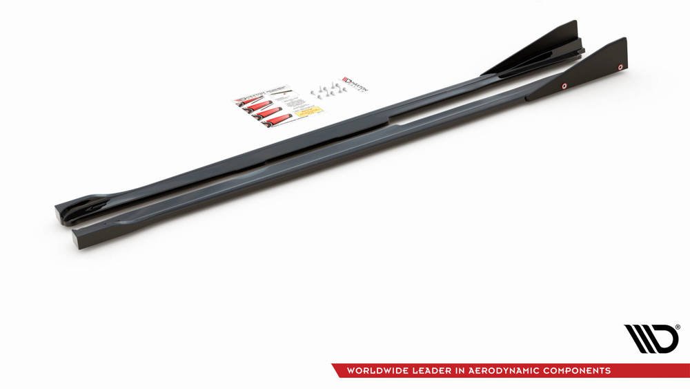 Rajouts Des Bas De Caisse V.2 + Ailerons Toyota GR Yaris Mk4