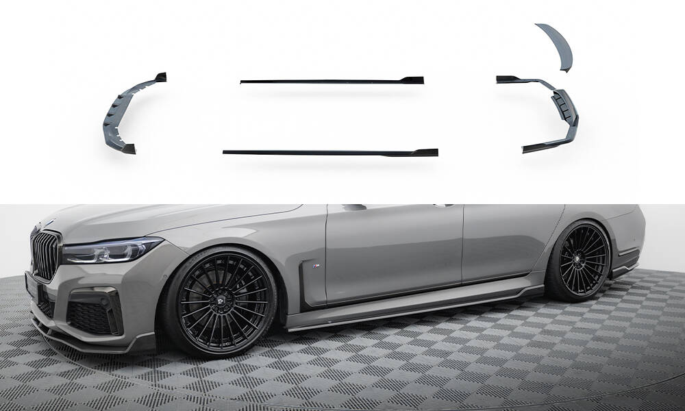 Set of Carbon Fiber Splitters BMW 7 M-Pack G11 Facelift