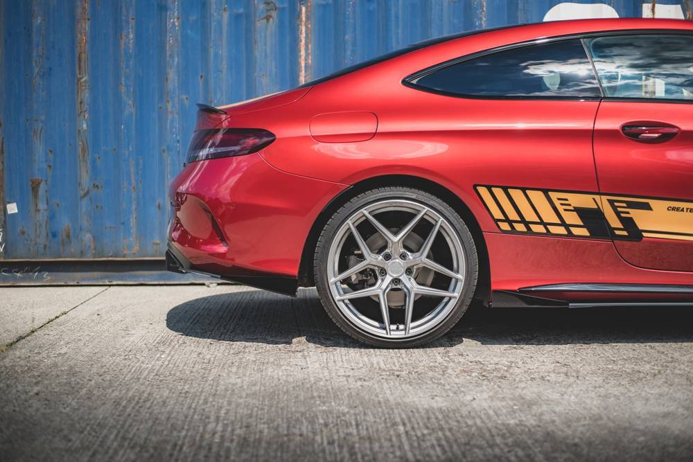 Sport Durabilité Lame Du Pare Chocs Arriere + Flaps Mercedes-AMG C43 Coupe C205