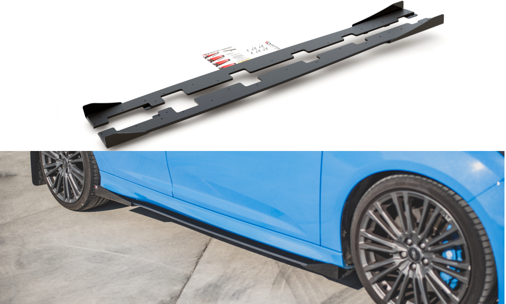 Sports Durabilité Rajouts Des Bas De Caisse + Flaps Ford Focus RS Mk3