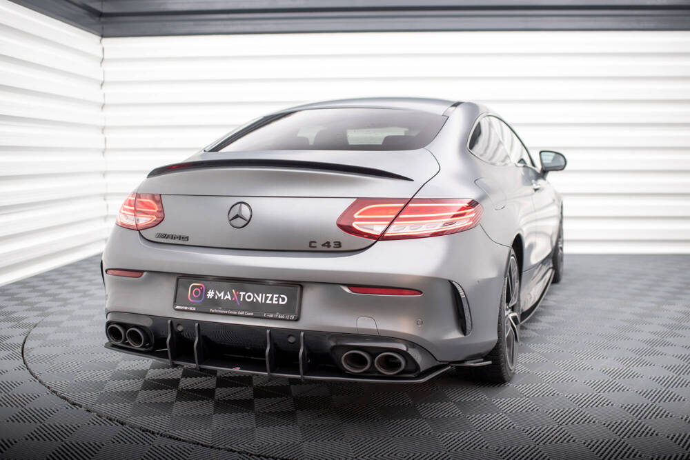 Street Pro Central Diffuseur Arriere Mercedes-AMG C43 Coupe / Cabrio C205  Facelift / A205 Facelift