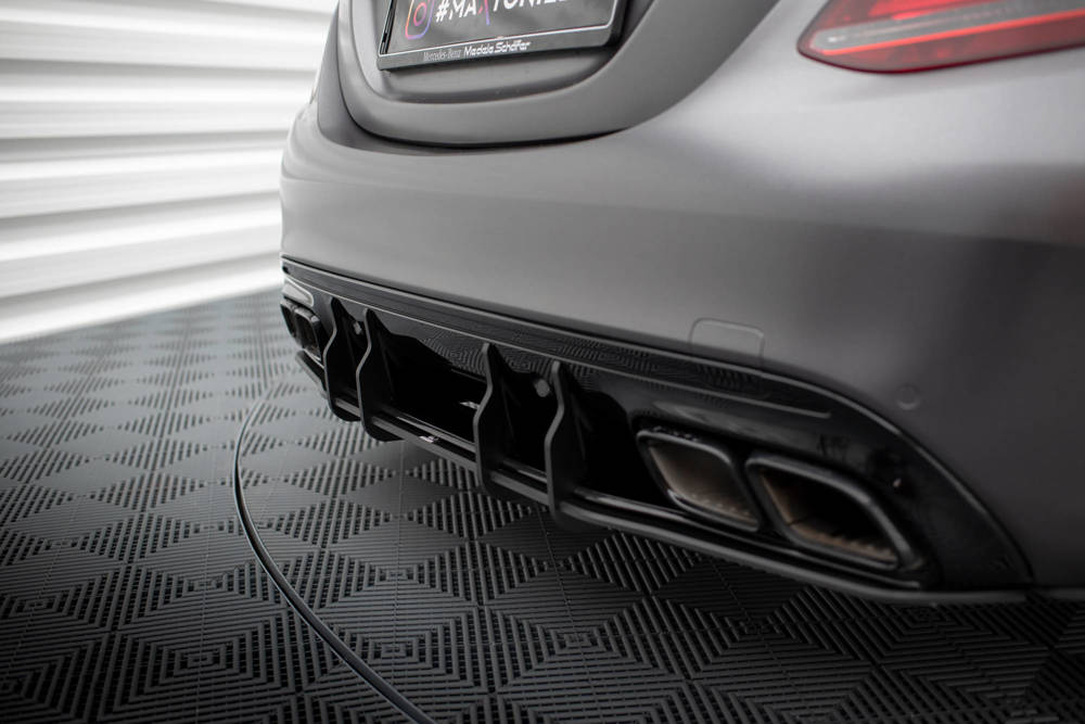 Street Pro Central Diffuseur Arriere Mercedes-AMG C63 Sedan / Estate W205 Facelift